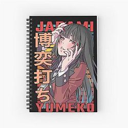 Yumeko Jabami Kakegurui Retro Anime Design Spiral Notebook