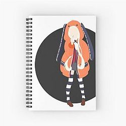 Runa Yomozuki - Kakegurui anime print - Spiral Notebook