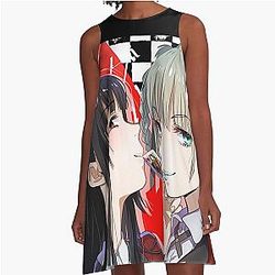 Kakegurui Yumeko Jabami and Kirari Momobami A-Line Dress