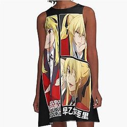 Mary Saotome - Kakegurui Compulsive Gambler A-Line Dress