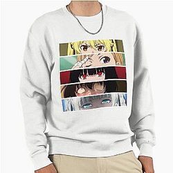 Kakegurui Girl's Eyes Pullover Sweatshir