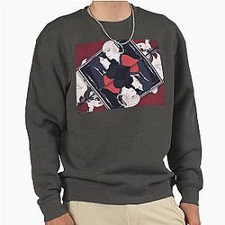 Kakegurui Kirari Momobami and Sayaka Igarashi Spread Pullover Sweatshirt