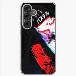 Crimson Aesthetic Cyberpunk Kakegurui Design Soft Case for Galaxy
