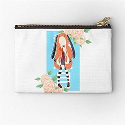Runa Yomozuki - Kakegurui anime print floral zipper pouch
