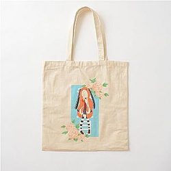 Runa Yomozuki - Kakegurui anime print floral Cotton Tote Bag