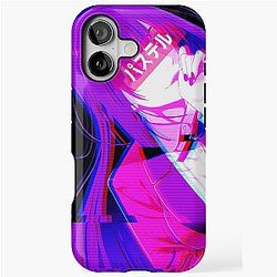 NEON BARNEY Aesthetic Cyberpunk Design iPhone Case