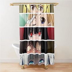 Kakegurui Girls Shower Curtain
