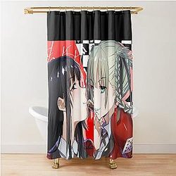 Kakegurui Yumeko Jabami Kirari Momobami Spread Shower Curtain