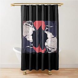 Kakegurui Kirari Momobami and Sayaka Igarashi Spread Shower Curtain