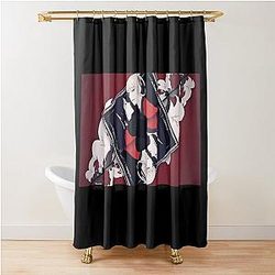 Kakegurui Kirari Momobami and Sayaka Igarashi Spread Shower Curtain