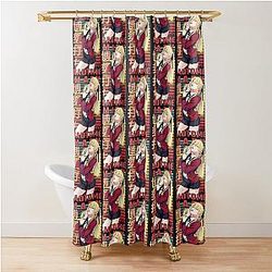 Mary Saotome Kakegurui Retro Anime Design Shower Curtain