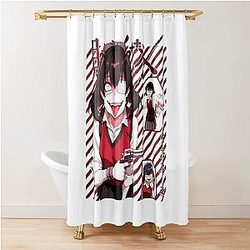 Midari Ikishima Kakegurui Japanese Manga Shower Curtain
