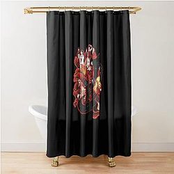 Kakegurui Anime Shower Curtain
