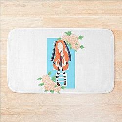 Runa Yomozuki - Kakegurui anime print floral Bath Mat