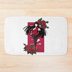 Yumeko Jabami - Kakegurui Anime Print - Floral Bath Mat