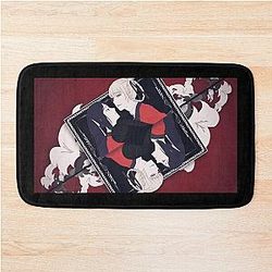Kakegurui Momobami and Sayaka Igarashi Spread Bath Mat