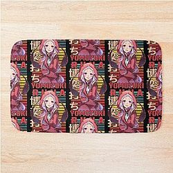 Runa Yomozuki Kakegurui Retro Anime Design Bath Mat