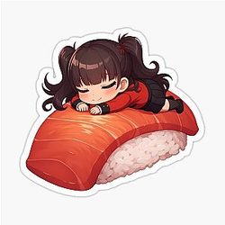 Kakegurui Chibi Sushi Kawaii Gambler