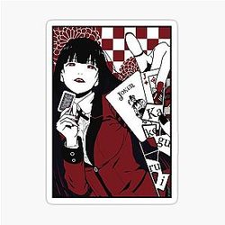 Kakegurui Yumeko Stickers