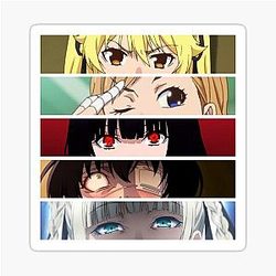 Kakegurui Girls Eyes Sticker