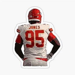 Chris Jones Kansas City Chiefs Sticker