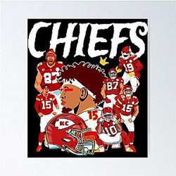 Kansas City Chiefs Red Poster