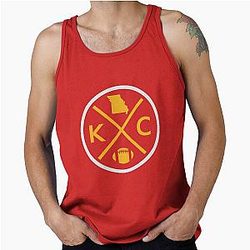 Retro Kansas City Football Emblem Vintage Top