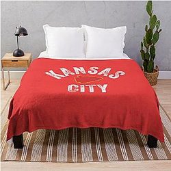 2021 Kansas City Super T shirts  KC fan gifts 2021 Kansas City super fan Throw Blanket