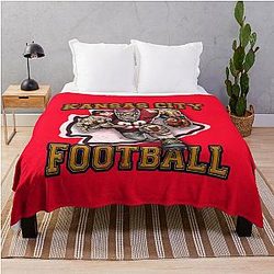 Kansas City Football Blanket