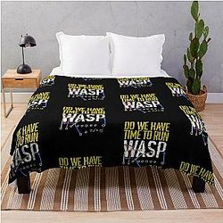 Do We Have Time to Run WASP Kansas City Chiefs Throw Blanket