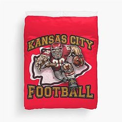 Kansas City Football Duvet Cover