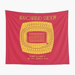 Kansas City Chiefs Arrowhead Stadium Poster Print