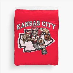 Kansas City Football Duvet Cover