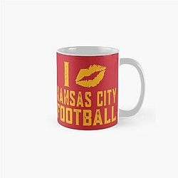 I Love Kansas City Football for Ladies Classic Mug