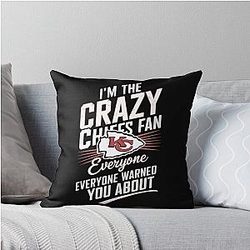 Art Kansas City Chiefs Throw Pillow