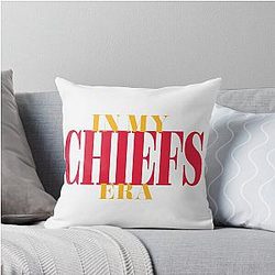 In My Chiefs Era - Eras Tour - Travis Kelce - Kansas City Chiefs Throw Pillow