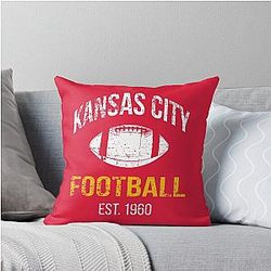 Kansas City Football Team Pillow