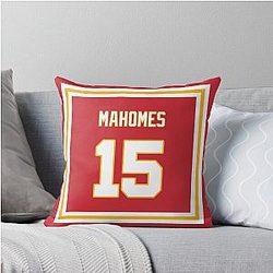 Patrick Mahomes Kansas City Throw Pillow
