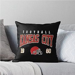 Art Kansas City Chiefs Throw Pillow