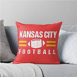 2021 Kansas City Super Tee-Shirts KC Fanatic Gear 2021 Kc Kansas City Super Throw Pillow