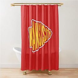 2021 Kansas City Super T-Shirts KC Presents 2021 Kansas City Super Fan Shower Curtain