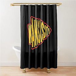 2021 Kansas City KC Super Tee shirts KC Fan Swag KC gifts 2021 Kansas City Super fan Shower Curtain