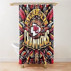 Kansas City Football Shower Curtain