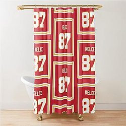 Travis Kelce Kansas City Shower Curtain