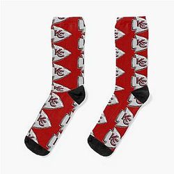 Basic Kansas City Chiefs logo socks