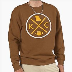 Retro Kansas City Football Emblem Vintage KC Sweatshirt
