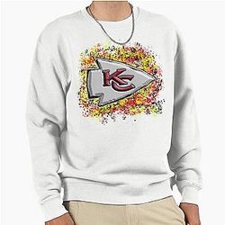 Revamped Kansas City Chiefs Logo With Pullover Sweatshirt