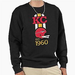 Kansas City Pro Football Vintage Classic 1960 Throwback Pullover Sweatshirt