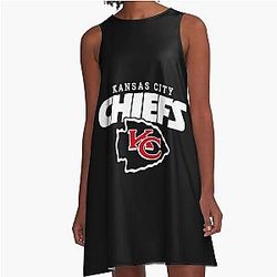 Art Kansas City Chiefs A-Line Dress