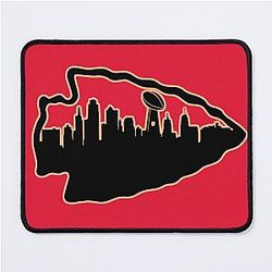 Kansas City Chiefs Arrowhead KC Skyline Be the Reaper KC Tailgating Apparel Mouse Pad